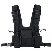 Load image into Gallery viewer, Radios Pocket Radio Chest Harness Chest Front Pack Pouch Holster Vest Rig Carry Case for 2 Way Radio Walkie Talkie for Baofeng