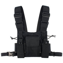Load image into Gallery viewer, Radios Pocket Radio Chest Harness Chest Front Pack Pouch Holster Vest Rig Carry Case for 2 Way Radio Walkie Talkie for Baofeng
