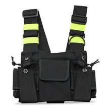 Load image into Gallery viewer, Radios Pocket Radio Chest Harness Chest Front Pack Pouch Holster Vest Rig Carry Case for 2 Way Radio Walkie Talkie for Baofeng